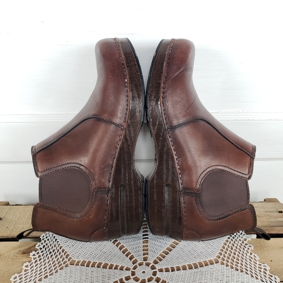 **SOLd*thankyou🌹HTF Dansko Frankie☆Antique Burnished Brown☆EU39 /US 8.5-9 - Picture 11 of 14